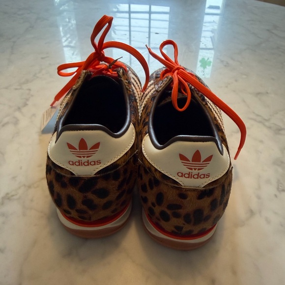 NWT Adidas Women's SL 72 OG SHOES - leopard pony hair - Picture 4 of 7